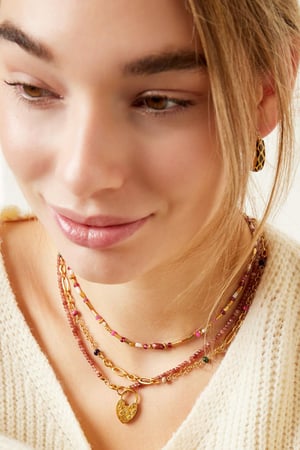 Perlenkettenschloss Grün Edelstahl h5 Bild4